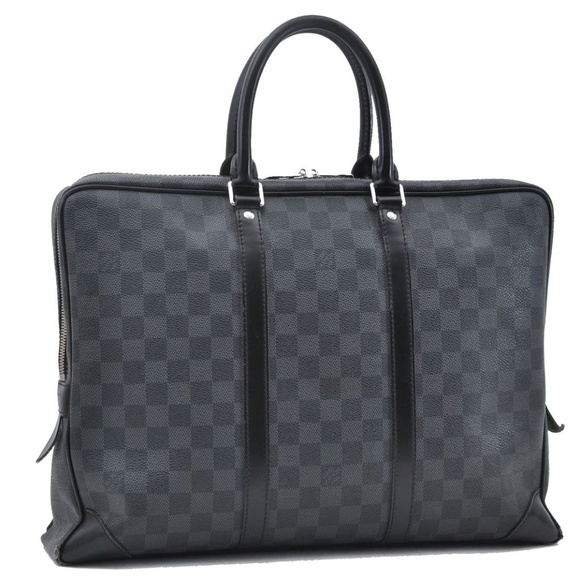 Louis Vuitton Handbags - Auth Louis Vuitton Damier Graphite Porte Documents